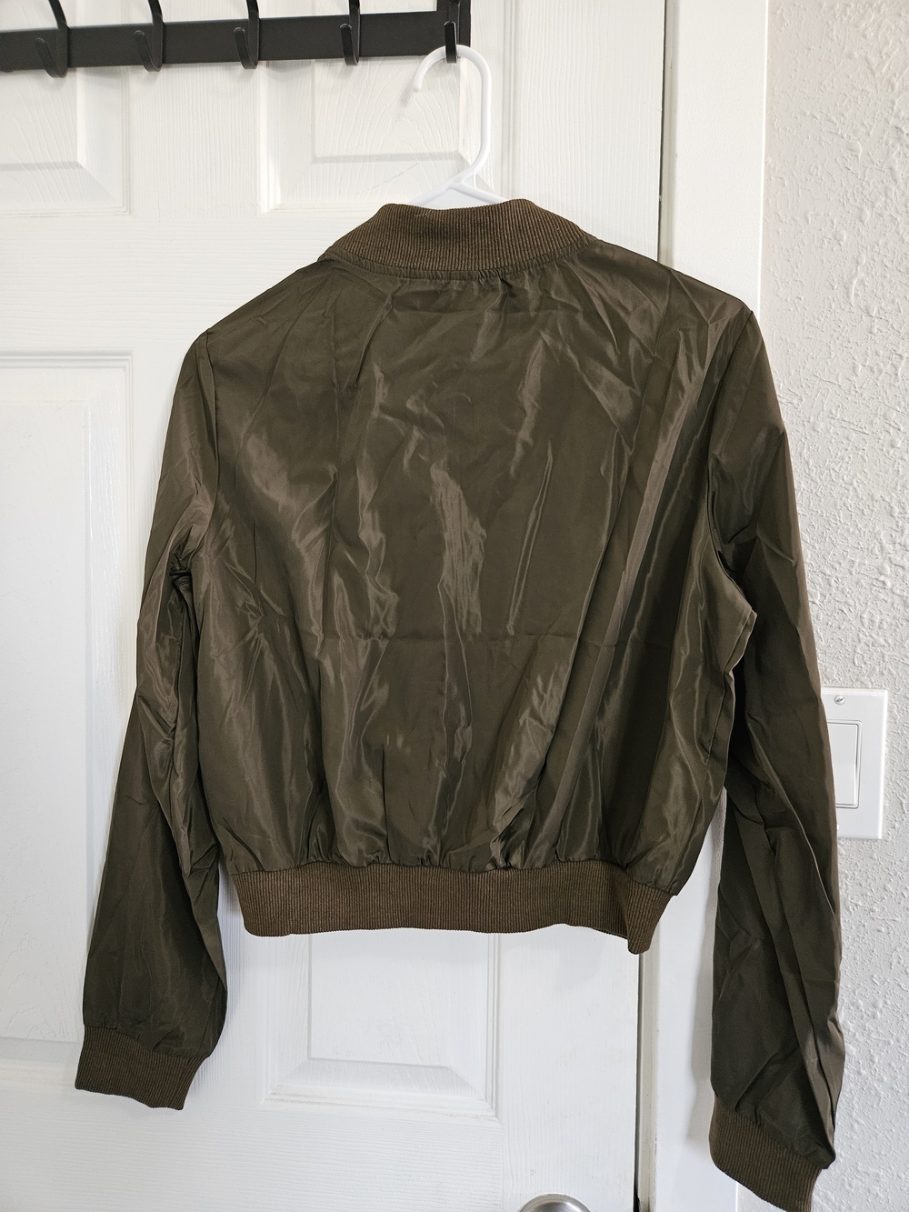 SHEIN Green Bomber Jacket - Picture 3 of 6